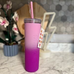 New Dunkin’ Rainbow Sipper 2024 Purple